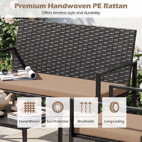 Patio furniture set - 4-pc,