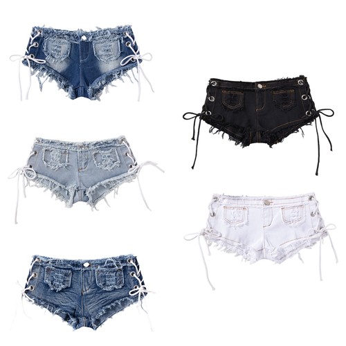 Men shorts frayed - frayed, slim