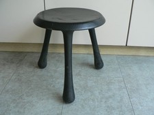 Stool Milking Habitat  Ingvar Kamprad Black Wood