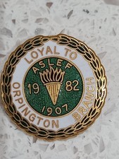 ASLEF LAPEL BADGE 1982 Rail