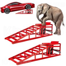 2 x Heavy Duty Metal Car Ramp