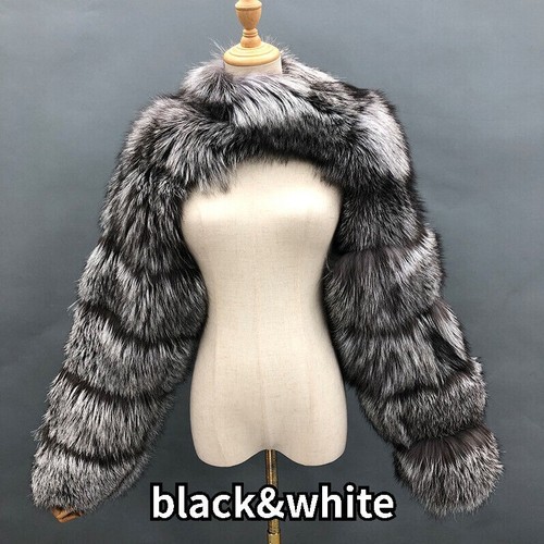 Women faux fur crop top - women,