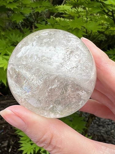 Clear quartz crystal ball aaa - clear,