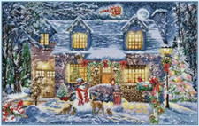 Printed Cross Stitch Kit 14 ct