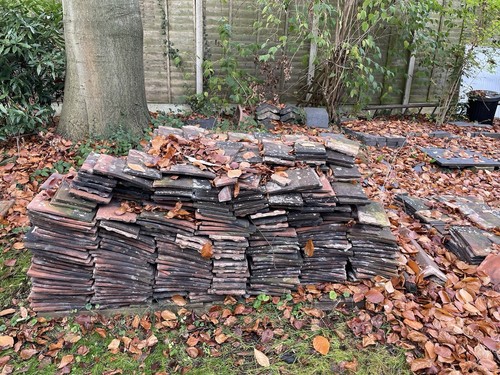 Roof tiles hand - made, edwardian