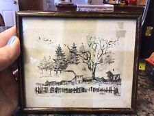 HERMANN STRUCK (1876-1944) Pencil Etching Hand Signed, Landscape Jewish Zionist