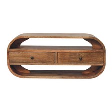 Luxury 2 Drawer Curved Edge