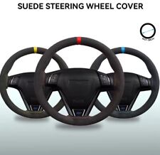 For BMW X1 X3 X5 E53 E70 SUEDE ALCANTARA STEERING WHEEL COVER SPORT