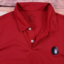NWT Nike Mens Polo Shirt M Red