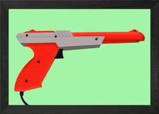 NES Zapper Framed Wall Art