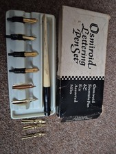 Osmiroid Fountain Pen  Box  With 4 Nibs  And 4 Other Nibs .