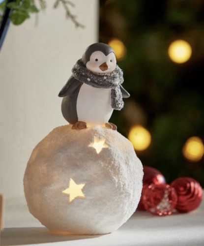 Penguin snowball led - penguin,