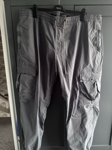 Next grey men cargos size - grey, men’s
