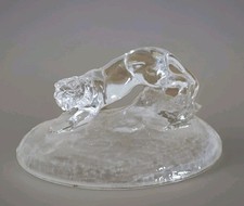 Glass Tiger Figurine Cristal