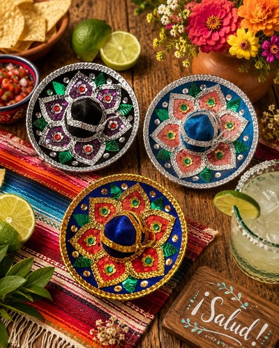 Decorative mini sombrero - decorative, table
