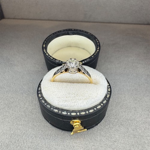 18ct yellow gold and platinum - 18ct,