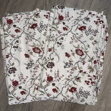 IKEA Ingmarie Curtains Discontinued Floral Botanical Vintage Style 57”x94”