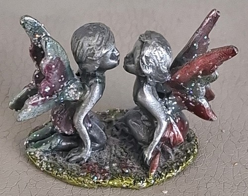 Vintage miniature pewter - miniature,