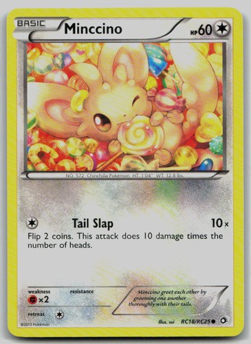 Minccino rc18 rc25 - holo, common