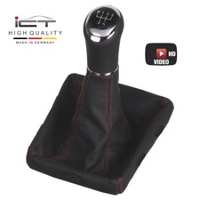 Leather gear shift knob for