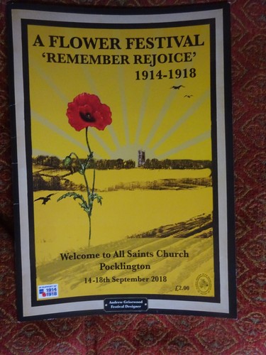 Pocklington remembrance flower - pocklington,