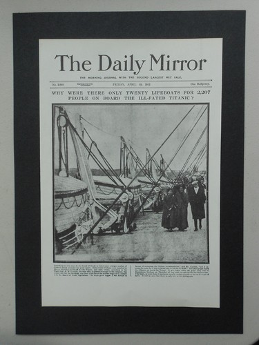 Vintage titanic print daily - titanic, print-daily