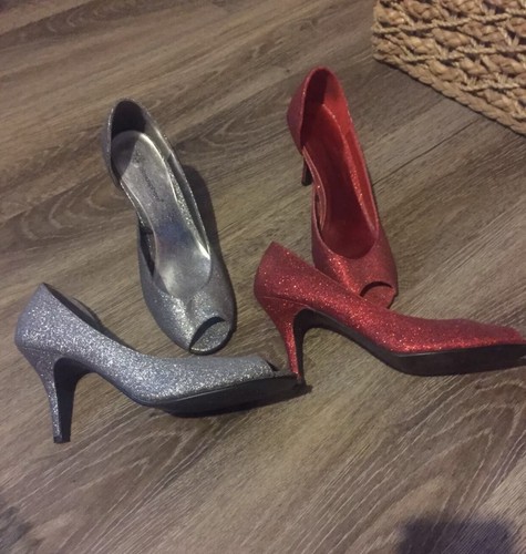 Atmosphere peep toe - , sparkly