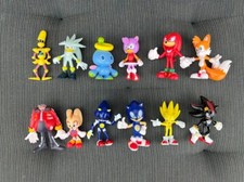 12Pcs Sonic The Hedgehog Action Figures Doll Model Collectible Toys Kid's Gift