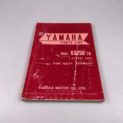 Yamaha xs250 type - 1u5, parts