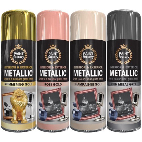 Metallic spray paint aerosol - spray,