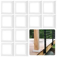 15Pcs Vinyl Post Skirts, 4 x 4