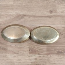 Pair antique 1892 welsh brass - 1892,