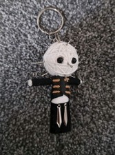 Hellraiser Pin Head Voodoo Doll Hand Made Keychain