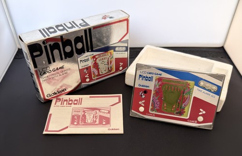 Gakken pinball lcd card game - gakken,