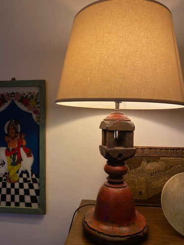 Antigue indian lamp - antigue,