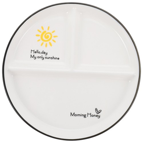 Diet plate porcelain - ,