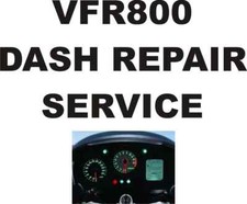 HONDA VFR800 VFR 800 1998 1999 2000 2001 CLOCKS SPEEDO DASH REPAIR SERVICE