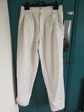 1990s pleated chinos mens 32"