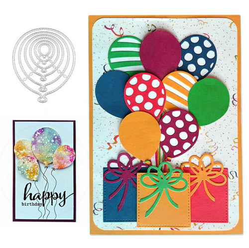 6pcs balloon metal cutting - 6pcs,