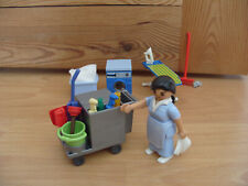Playmobil 100% Complete Set 5271 Summer Fun Hotel Housekeeping Cleaning Service
