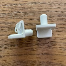 2 x Shelf Support Clips for NEFF / BOSCH Fridge Freezer White, Genuine Neff