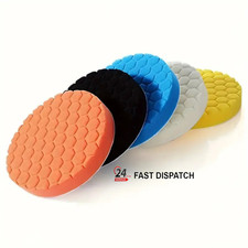 Compounding / Polishing Heads 150mm Hook & Loop 5pc