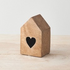 Wooden House ornament with
