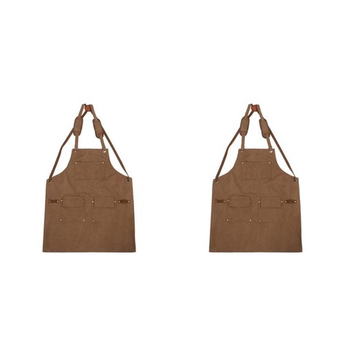 Adjustable canvas work apron - work,