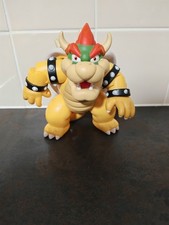 Large Plastic Bowser Toy Figure Super Mario Nintendo Doll Moveable Limbs Chunky