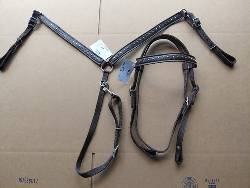 Western nylon headstall - western, breast