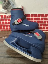 Bauer Lil Champ Ice Skates For Children Size 9/10 Adjustable Child's UK Size Vgc