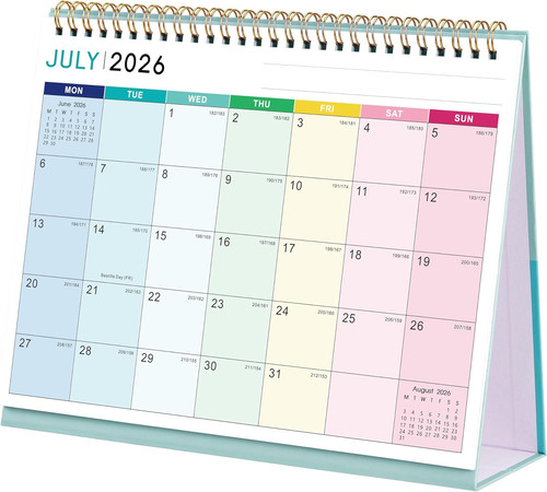 Desk calendar 2026 - calendar, 2026-2027