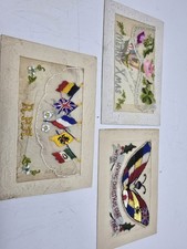 Lot of 3 Original WW1 Silk