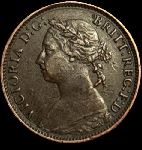 1890 queen victoria farthing - victoria,